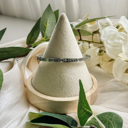 Silver Qwj Bangle